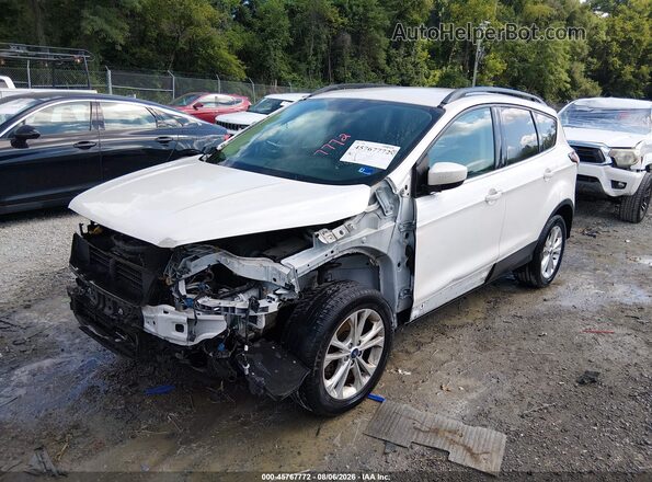 1FMCU9HD6JUB98201 2018 FORD ESCAPE White Front left