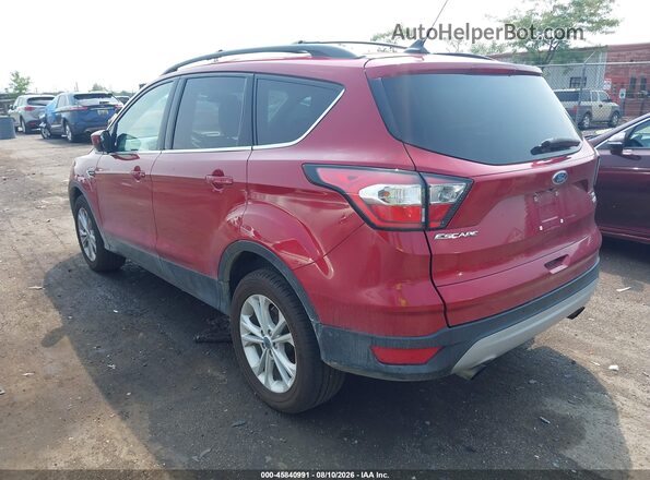 1FMCU9HD6JUC21198 2018 FORD ESCAPE Maroon Rear left