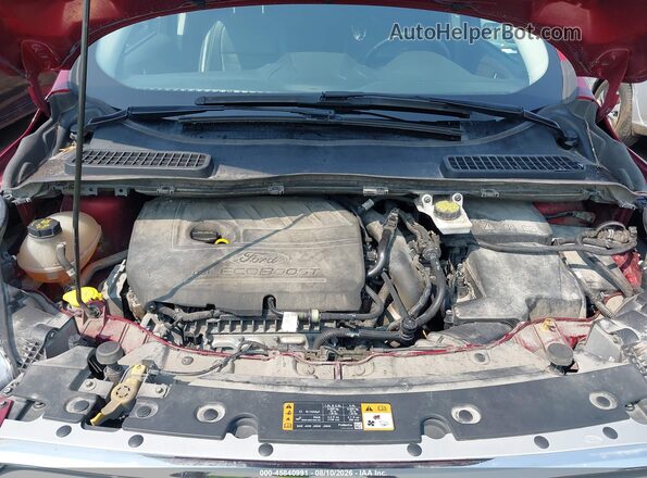 1FMCU9HD6JUC21198 2018 FORD ESCAPE Maroon Rear view