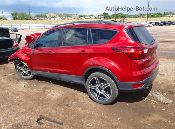 1FMCU9HD6KUC04225 2019 FORD ESCAPE Red Tył lewy