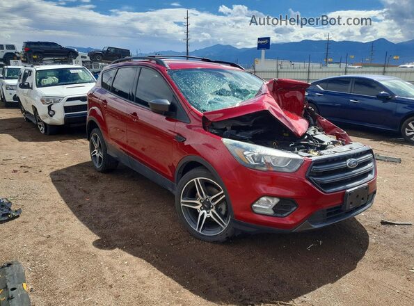 1FMCU9HD6KUC04225 2019 FORD ESCAPE Red Przód prawy