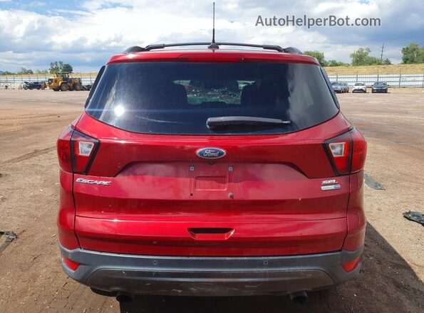 1FMCU9HD6KUC04225 2019 FORD ESCAPE Red Widok z tyłu