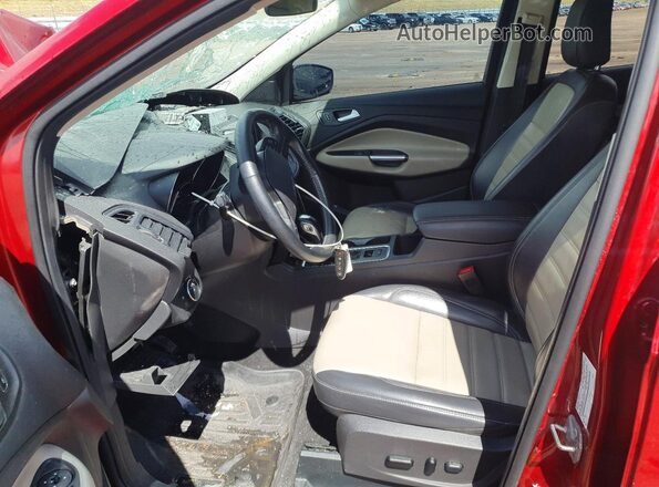 1FMCU9HD6KUC04225 2019 FORD ESCAPE Red Widok wnętrza z przodu