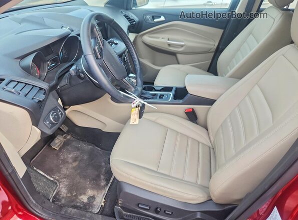 1FMCU9HD6KUC51464 2019 FORD ESCAPE Red Вид салону спереду