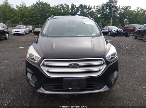 1FMCU9HD7JUB34040 2018 FORD ESCAPE Black Widok zestawu wskaźników