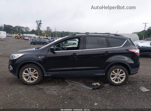 1FMCU9HD7JUB34040 2018 FORD ESCAPE Black Widok wnętrza 360 stopni
