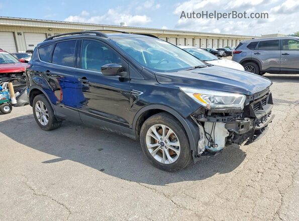 1FMCU9HD7JUC16236 2018 FORD ESCAPE Black Przód prawy