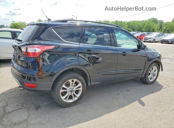 1FMCU9HD7JUC16236 2018 FORD ESCAPE Black Tył prawy