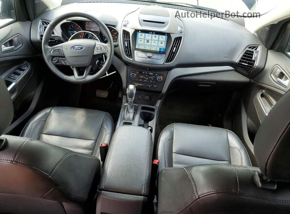 1FMCU9HD7JUC16236 2018 FORD ESCAPE Black Widok deski rozdzielczej