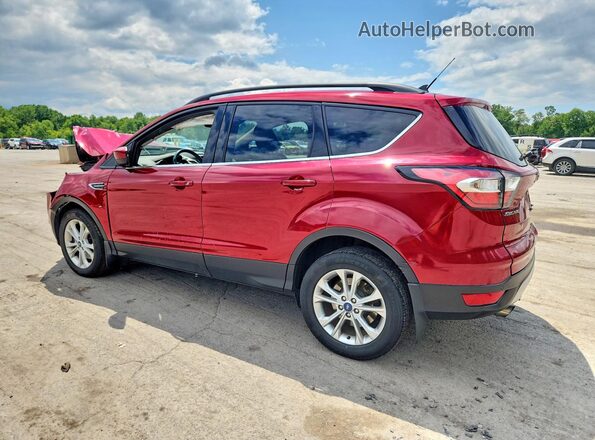 1FMCU9HD7JUD42225 2018 FORD ESCAPE Red უკანა მარცხენა