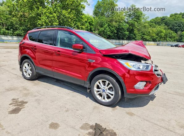 1FMCU9HD7JUD42225 2018 FORD ESCAPE Red წინა მარჯვენა