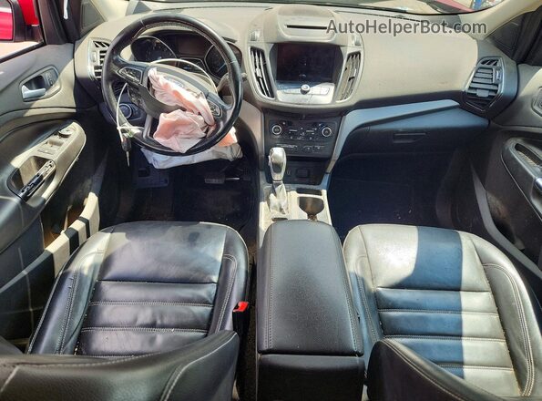 1FMCU9HD7JUD42225 2018 FORD ESCAPE Red წინა პანელის ხედი