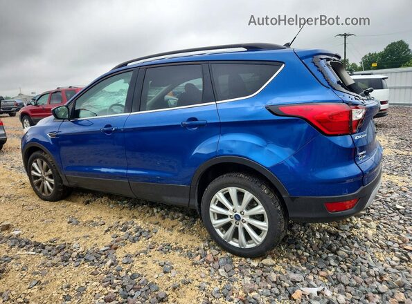 1FMCU9HD7KUB02724 2019 FORD ESCAPE Blue Հետևի ձախ