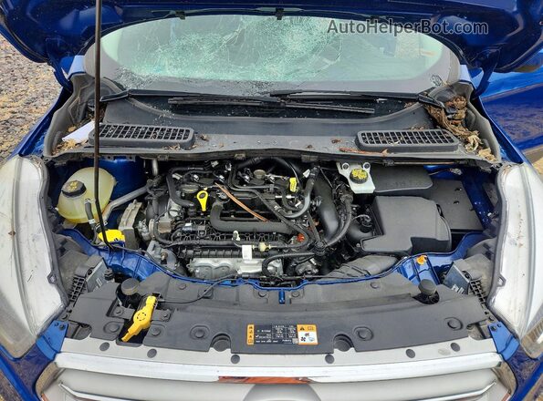 1FMCU9HD7KUB02724 2019 FORD ESCAPE Blue Սալոնի հետևի տեսք