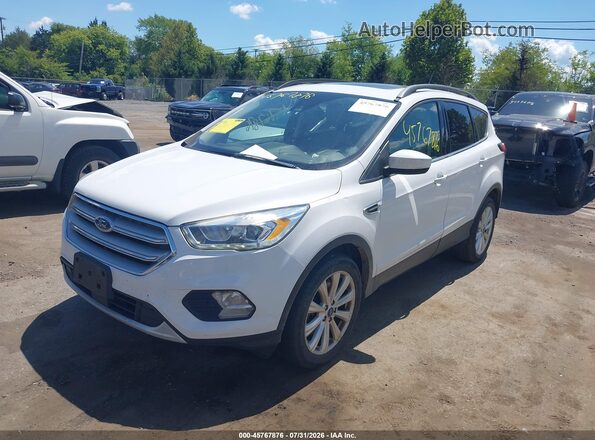 1FMCU9HD7KUB96099 2019 FORD ESCAPE White Առջևի ձախ երեք քառորդ տեսարան