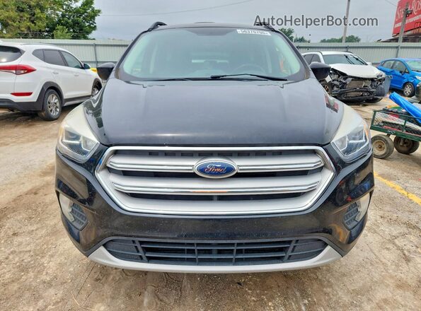 1FMCU9HD8JUB86714 2018 FORD ESCAPE Black Front view