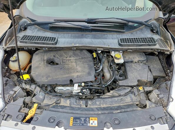 1FMCU9HD8JUB86714 2018 FORD ESCAPE Black Rear interior view