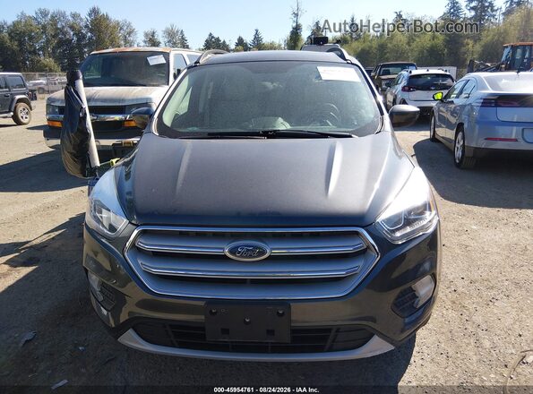 1FMCU9HD8JUC21560 2018 FORD ESCAPE Gray Սարքավորումների վահանակի տեսք