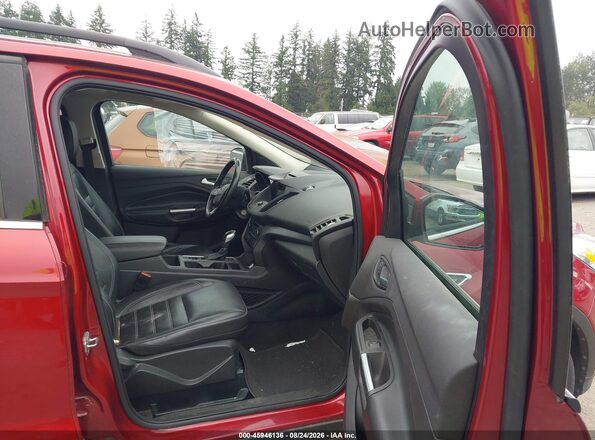 1FMCU9HD8JUD30889 2018 FORD ESCAPE Red წინა სალონის ხედი