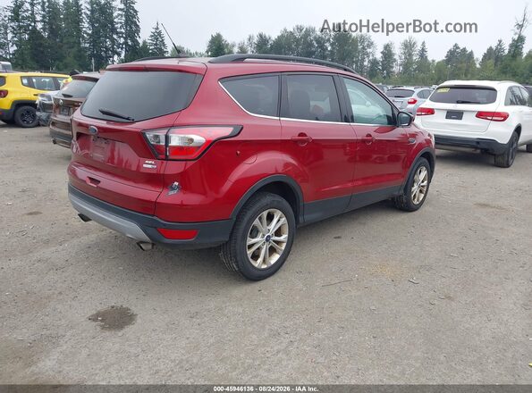 1FMCU9HD8JUD30889 2018 FORD ESCAPE Red უკანა მარჯვენა