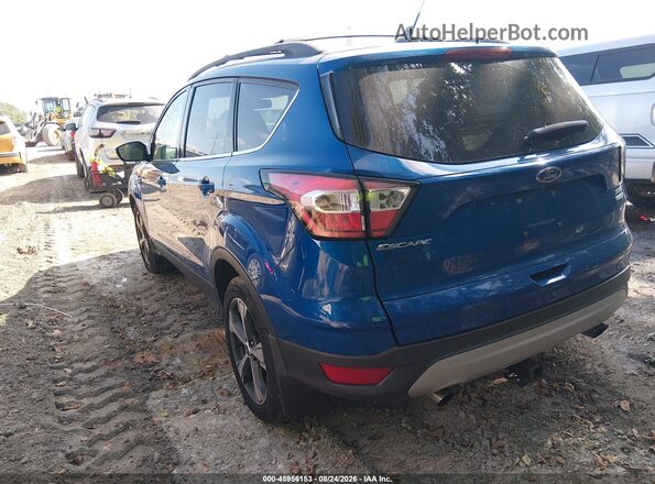 1FMCU9HD8JUD34957 2018 FORD ESCAPE Blue Rear left