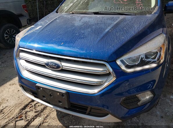 1FMCU9HD8JUD34957 2018 FORD ESCAPE Blue Front view