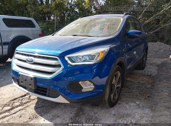 1FMCU9HD8JUD34957 2018 FORD ESCAPE Blue Front left