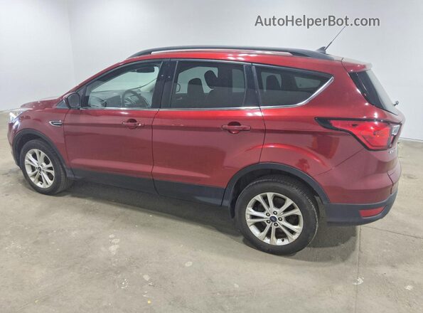 1FMCU9HD8KUB24943 2019 FORD ESCAPE Бордовый Задняя левая четверть