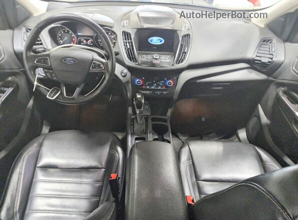 1FMCU9HD8KUB24943 2019 FORD ESCAPE Бордовый Вид панели приборов