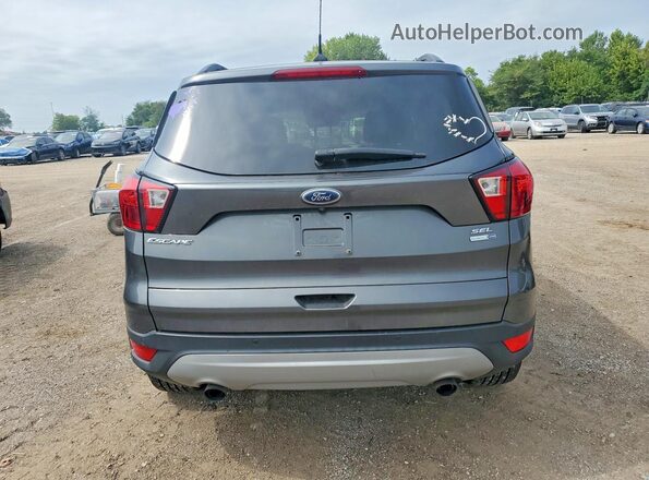 1FMCU9HD8KUB27177 2019 FORD ESCAPE Gray ძრავის განყოფილების ხედი
