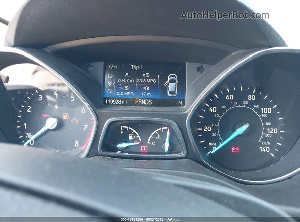 1FMCU9HD9JUB06403 2018 FORD ESCAPE Red უკანა სავარძლების ხედი