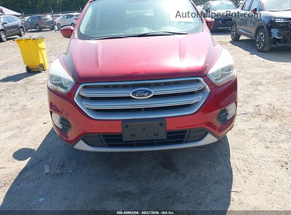 1FMCU9HD9JUB06403 2018 FORD ESCAPE Red ხელსაწყოთა პანელის ხედი