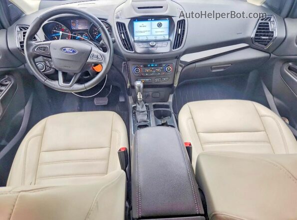 1FMCU9HD9JUD36278 2018 FORD ESCAPE Black Dashboard view