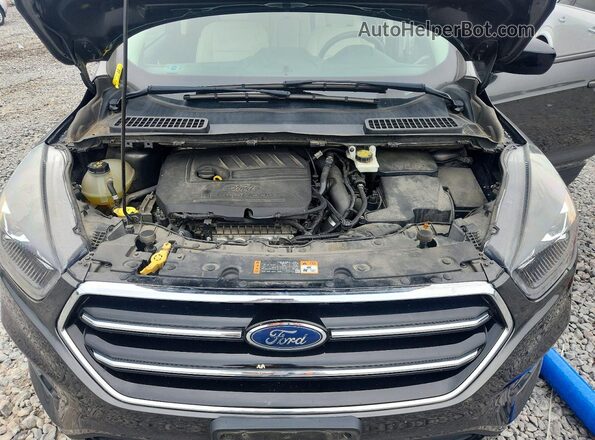 1FMCU9HD9JUD36278 2018 FORD ESCAPE Black Rear interior view