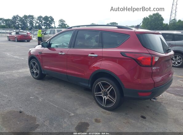 1FMCU9HD9KUB21632 2019 FORD ESCAPE Red Tył lewy