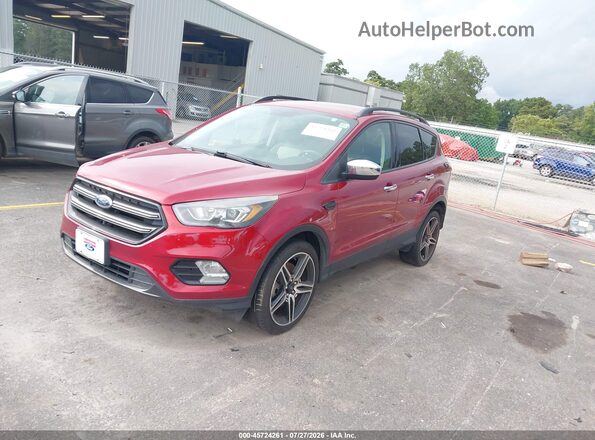 1FMCU9HD9KUB21632 2019 FORD ESCAPE Red Przód lewy