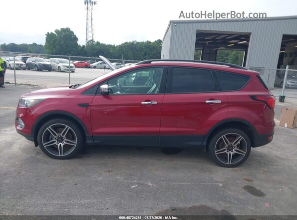 1FMCU9HD9KUB21632 2019 FORD ESCAPE Red Widok wnętrza 360 stopni