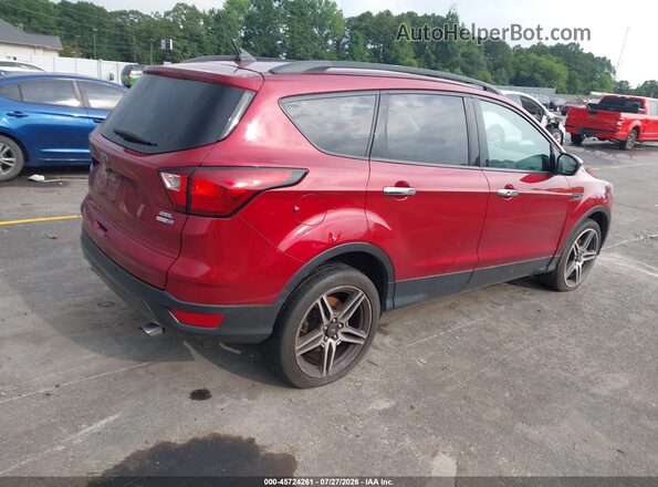 1FMCU9HD9KUB21632 2019 FORD ESCAPE Red Tył prawy
