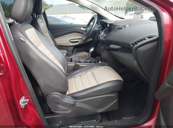 1FMCU9HD9KUB21632 2019 FORD ESCAPE Red Widok wnętrza z przodu