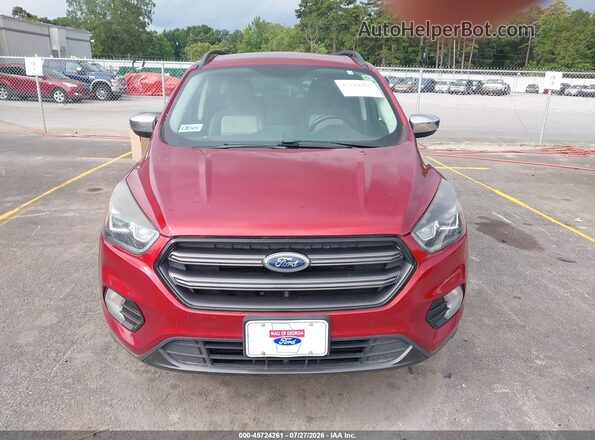 1FMCU9HD9KUB21632 2019 FORD ESCAPE Red Widok zestawu wskaźników