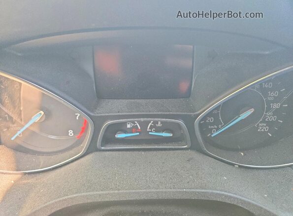 1FMCU9HD9KUC39129 2019 FORD ESCAPE Белый Вид щитка приборов