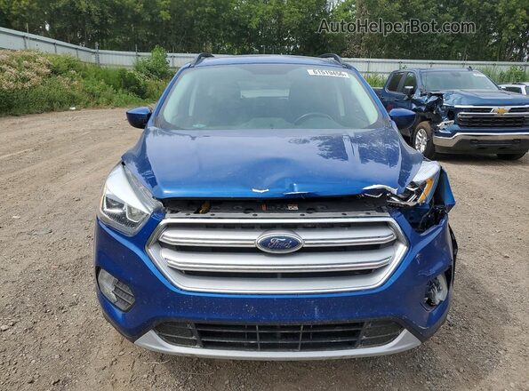 1FMCU9HDXJUD03709 2018 FORD ESCAPE Blue წინა ხედი