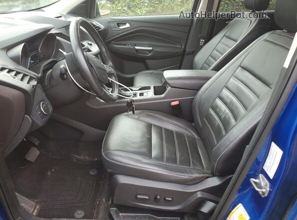 1FMCU9HDXJUD03709 2018 FORD ESCAPE Blue წინა სალონის ხედი