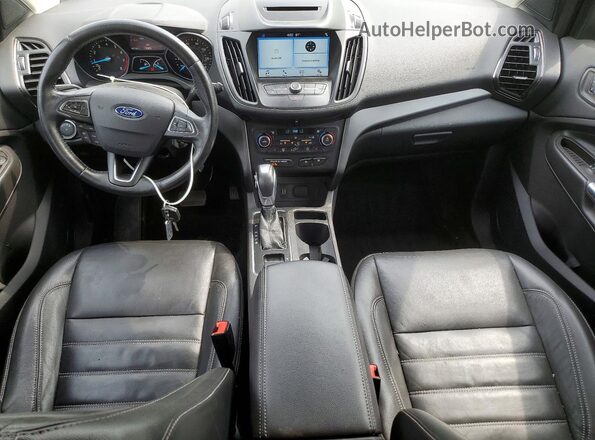 1FMCU9HDXJUD03709 2018 FORD ESCAPE Blue წინა პანელის ხედი