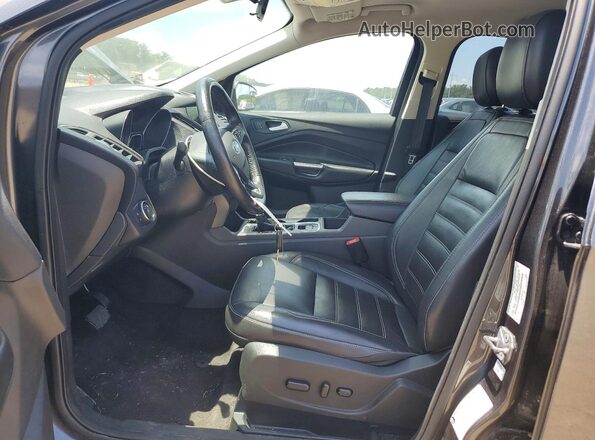 1FMCU9HDXJUD33728 2018 FORD ESCAPE Gray Вид салону спереду