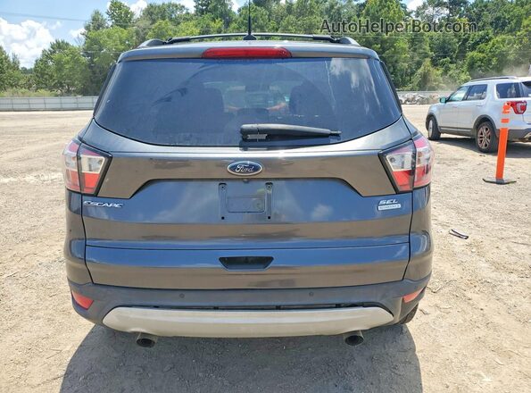 1FMCU9HDXJUD33728 2018 FORD ESCAPE Gray Вид ззаду
