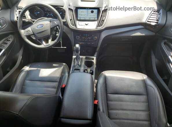 1FMCU9HDXJUD33728 2018 FORD ESCAPE Gray Вид панелі приладів