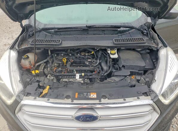1FMCU9HDXKUB23907 2019 FORD ESCAPE Gray Շարժիչի բաժամունքի տեսք