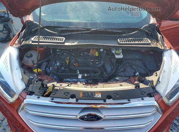 1FMCU9HDXKUC04700 2019 FORD ESCAPE Оранжевый Вид подкапотного пространства