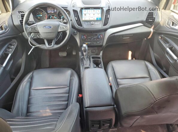1FMCU9HDXKUC04700 2019 FORD ESCAPE Оранжевый Вид панели приборов